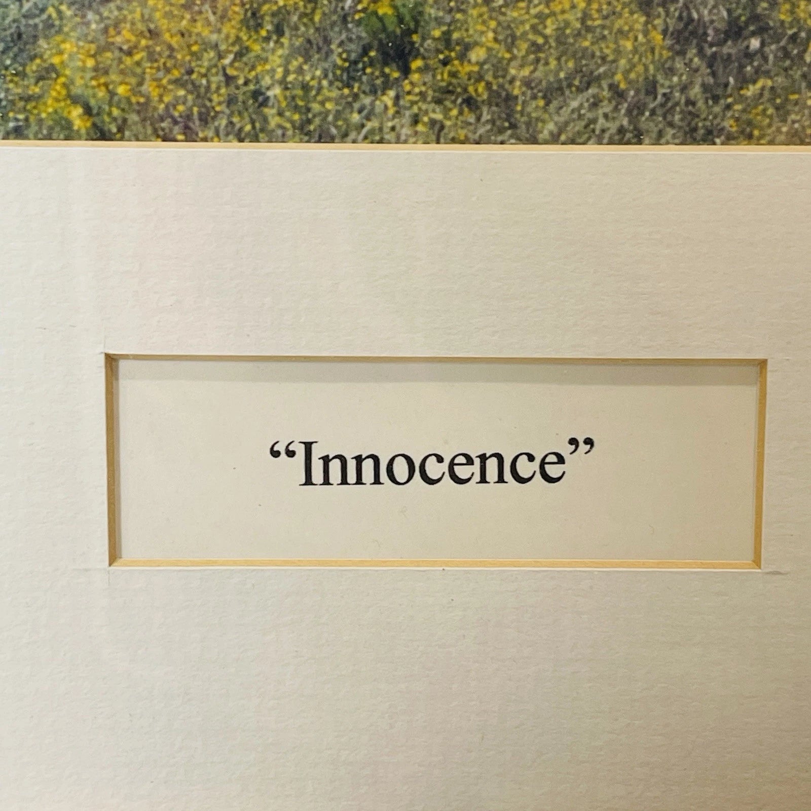 Golf Club Signed Home Office Decor Accent Wall Art Crafts Title Innocence