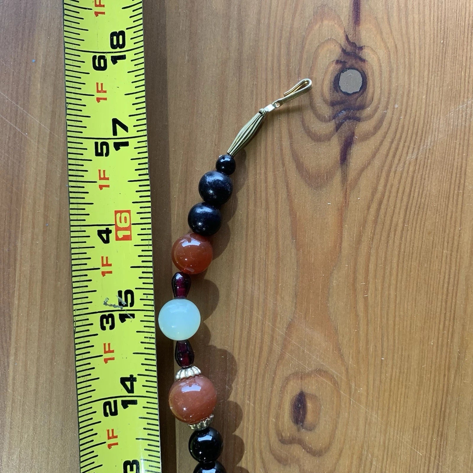 Multicolor Mixed Eclectic Bead Necklace Natural Stones Fashion Jewelry Arts Craf