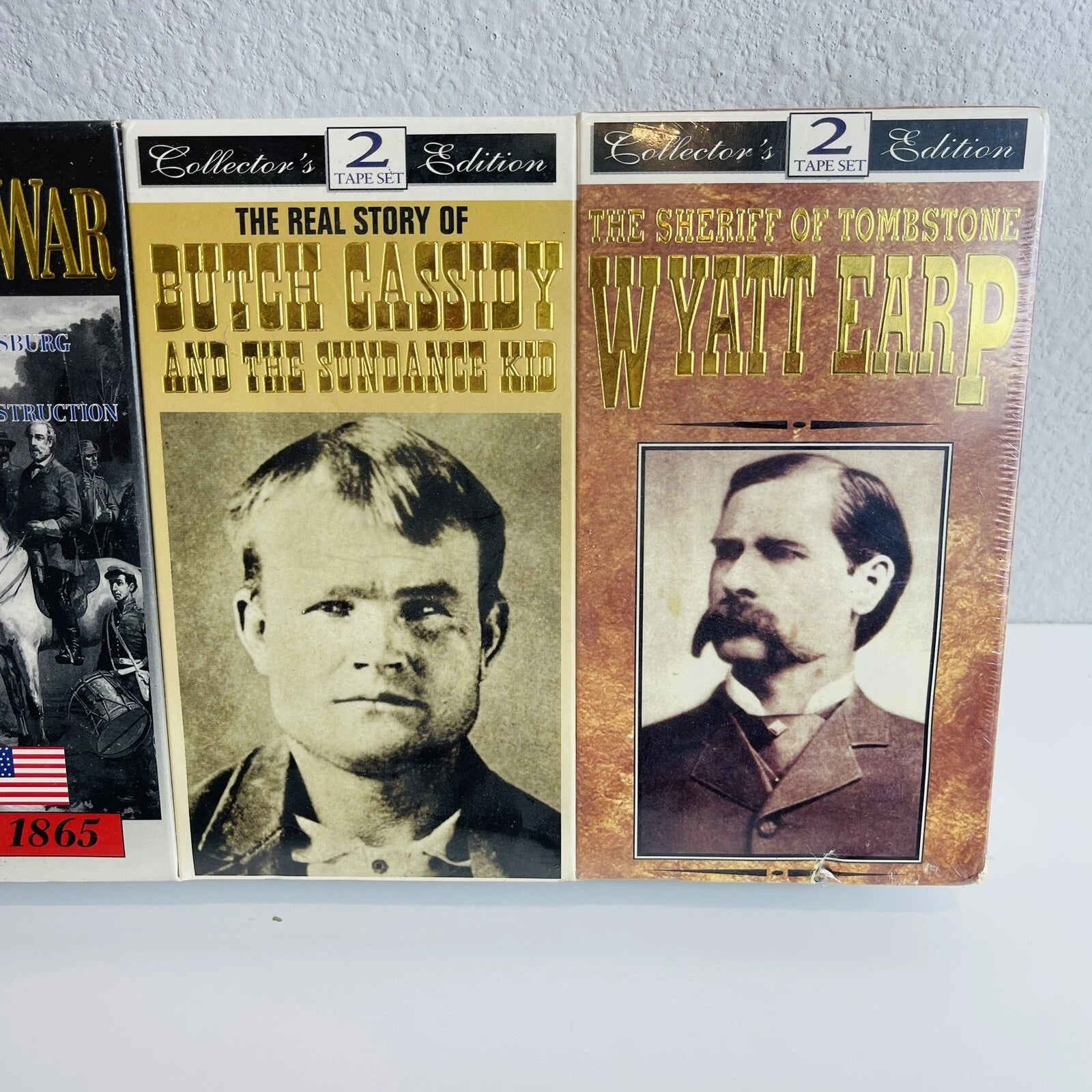 Collectors Edition 10 tape set The Great Indian Wars Gunfighters The Civil War