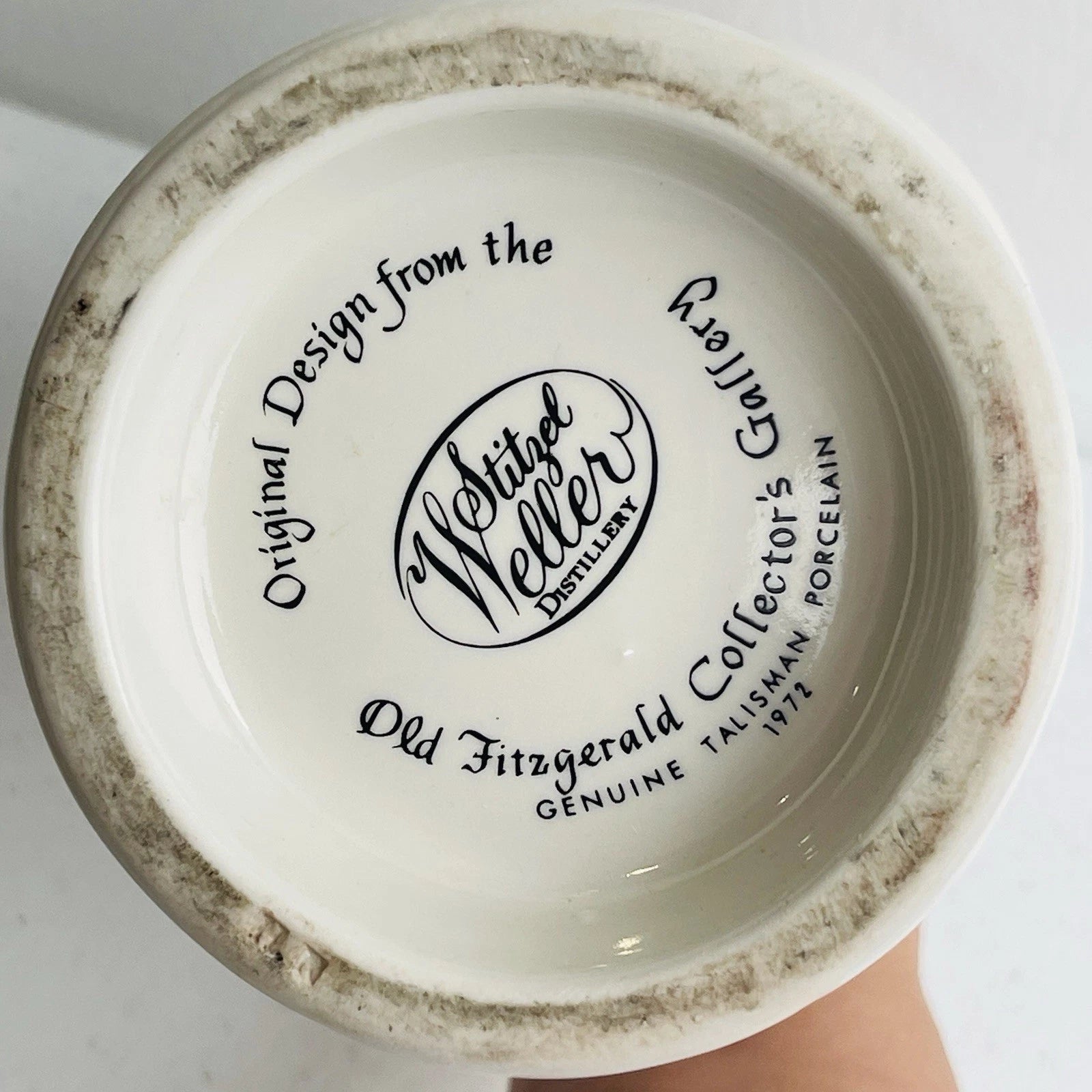 Old Fitzgerald Collector Irish Luck Porcelain Decanter Stitzel Weller