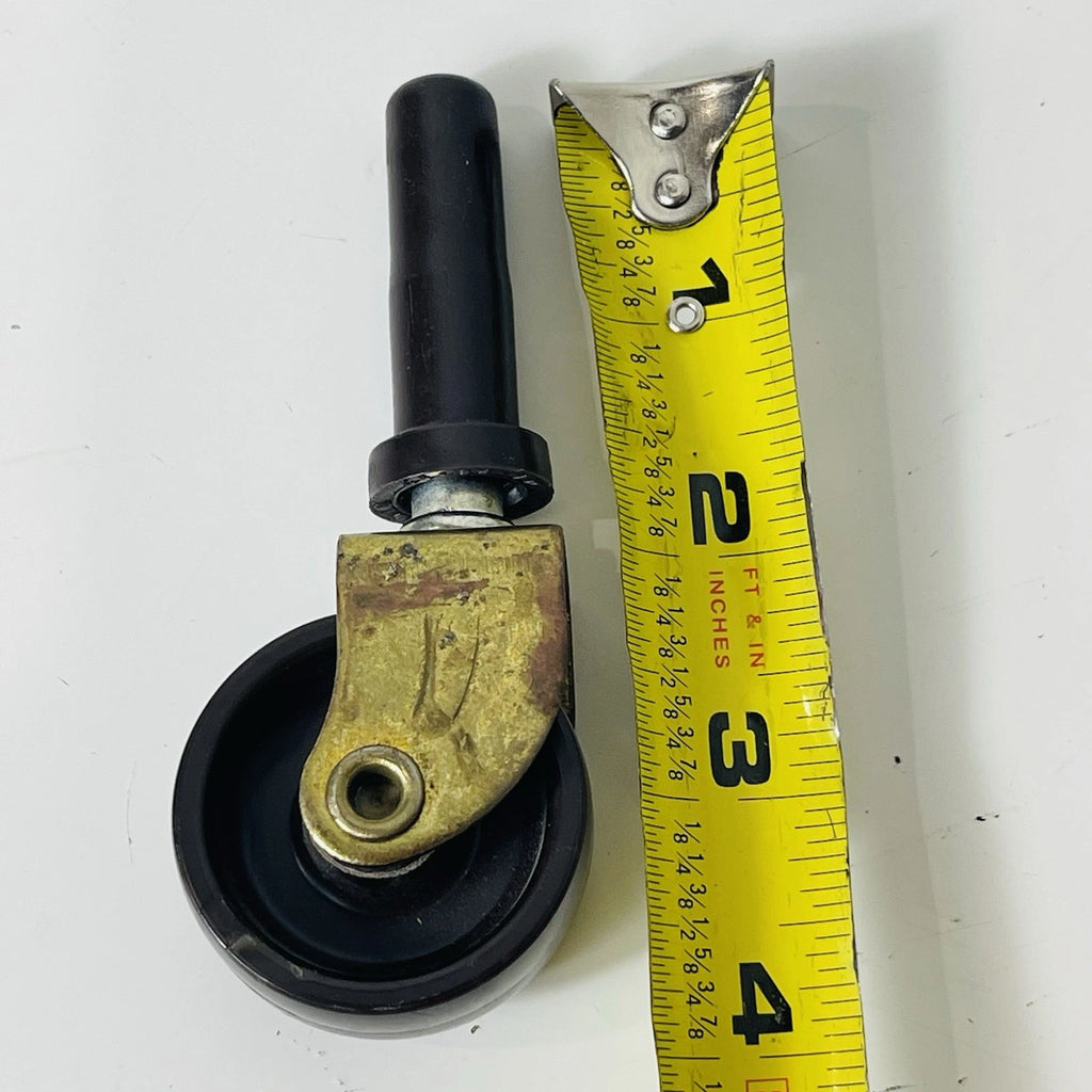 Heavy-Duty Swivel Caster Set: 3 Rubber Wheels on Stem - Mix & Match Options