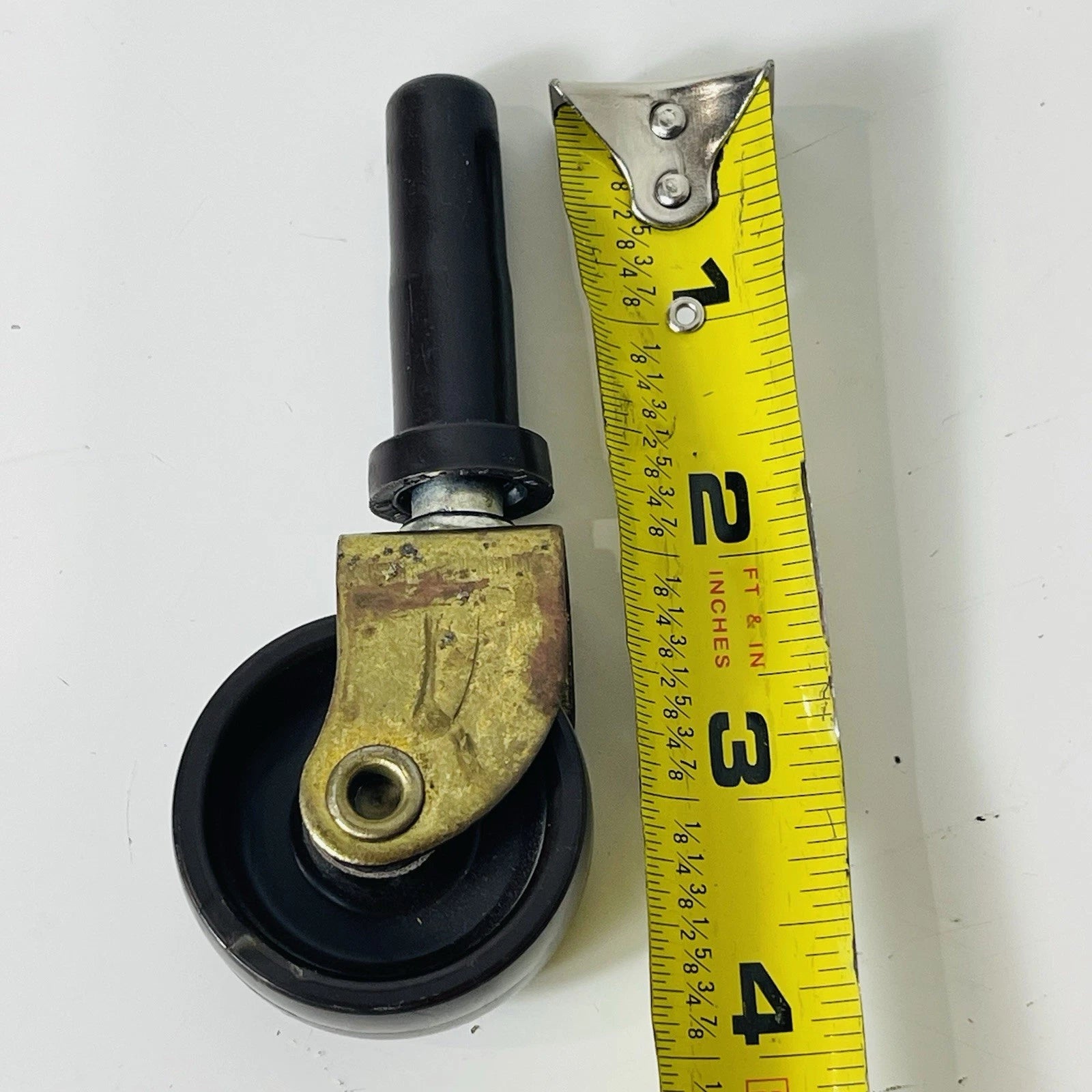 Heavy-Duty Swivel Caster Set: 3 Rubber Wheels on Stem - Mix & Match Options
