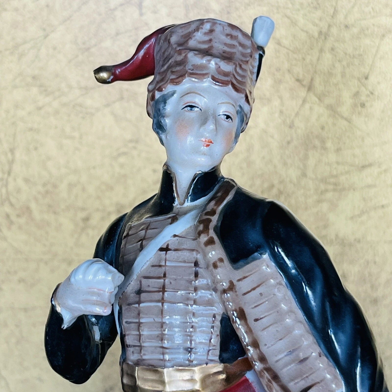 CAPODIMONTE NAPOLEON Military FIGURINE STATUE Collectible *As Is* Home DECOR 9”