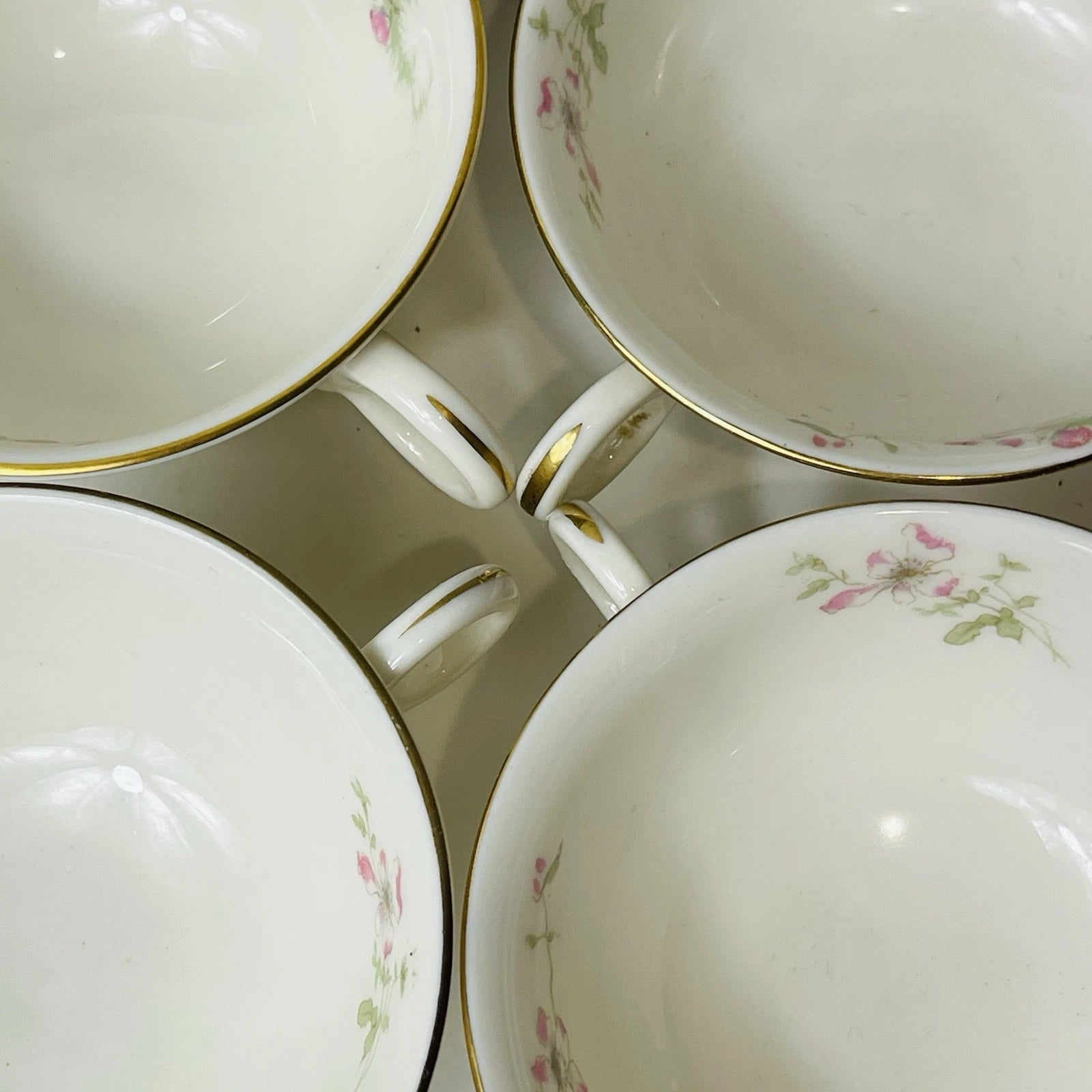 Haviland China's 4-Piece Apple BlossomSet  Teacup – Theodore Collection.