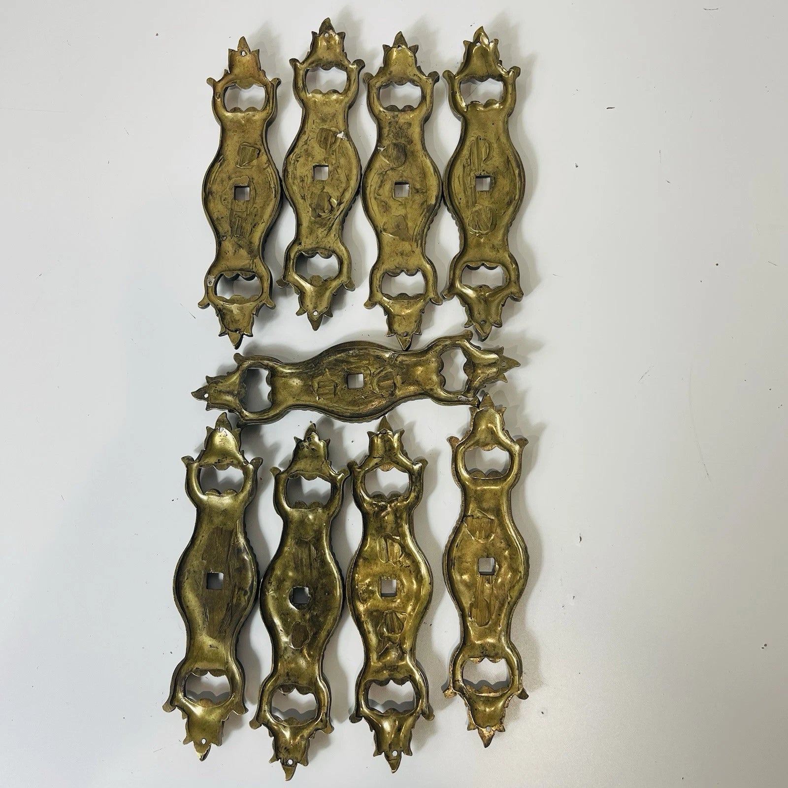 Vintage Brass Door Knob Covers (Set of 9) | Home Decor Accents for Arts & Crafts Enthusiasts