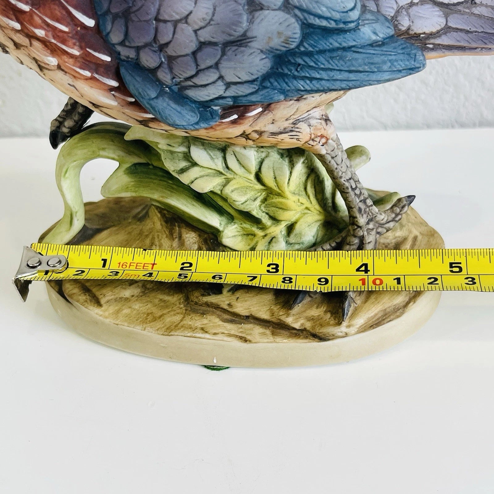 Vintage California Quail Bird Figurine Andrea By Sadek Missing Topknot Decor